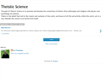 Tablet Screenshot of blog.theisticscience.org